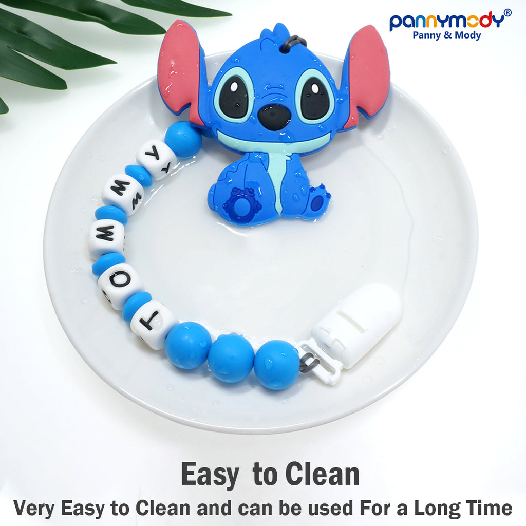 Personalized Teether Toy with Name - Stitch