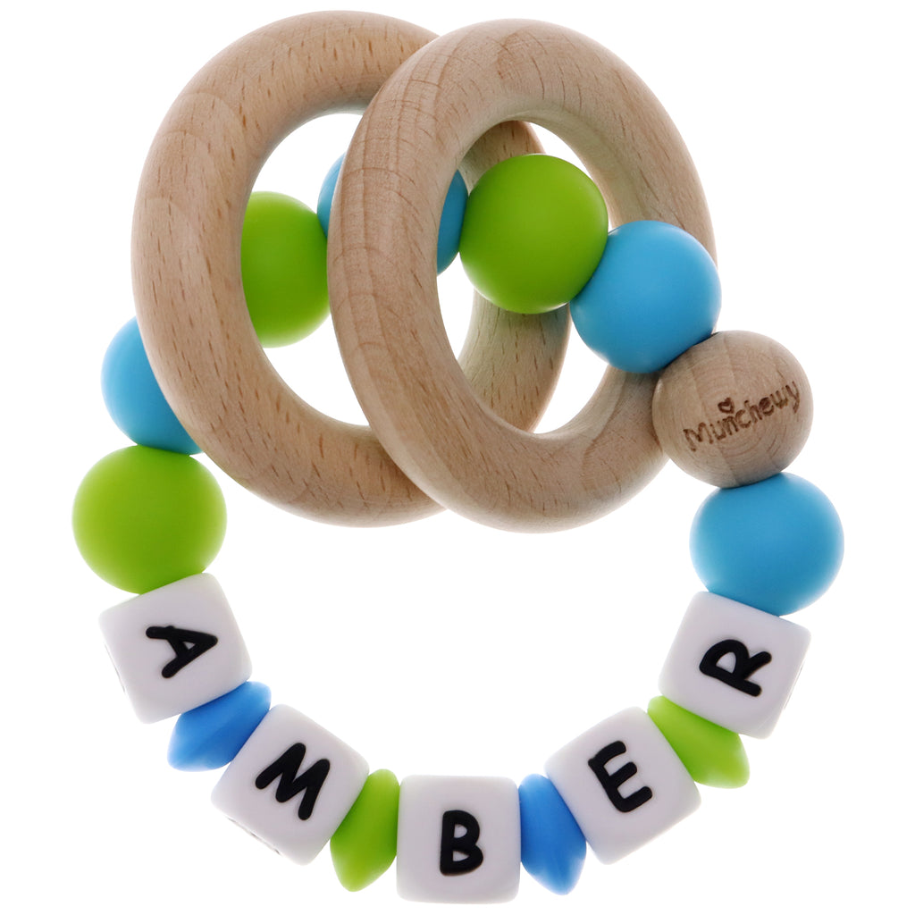 Personalized Teether Ring with Name